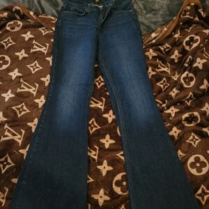 Lee Dark Blue Wide Leg Jeans